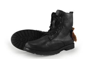 Muyters Veterboots Meisjes in maat 34 Zwart, Verzenden, Jongen of Meisje, Schoenen, Zo goed als nieuw
