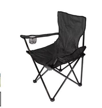 Campingstoel Opvouwbaar 50x50x80 cm Bekerhouder 130 kg, Verzenden, Nieuw