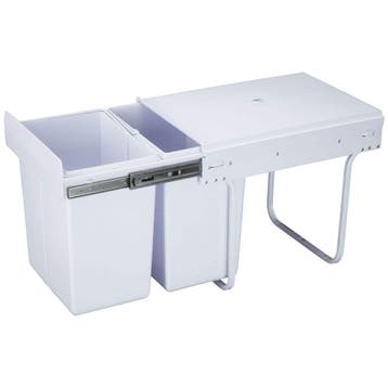 4goodz duo inbouw prullenbak afvalscheiding 26 cm breed - 30, Verzenden, Nieuw