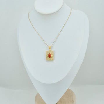 Koraal - Zilver, Verguld - Ketting met hanger - CORALLO, Sieraden, Tassen en Uiterlijk