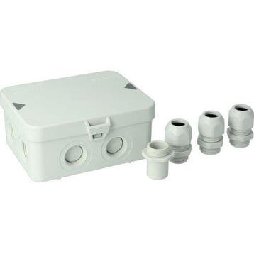 Attema Kabeldoos AK2 grijs IP65 + 3 wartels M20, Ophalen of Verzenden, Nieuw