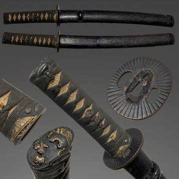 Katana - Antieke Nihonto Koshirae voor Tanto Kogatana -