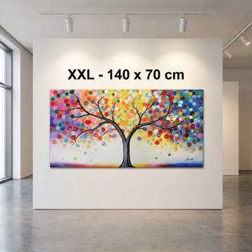 Monika Spiewak - Tree - Oil Painting Stretched On The Frame