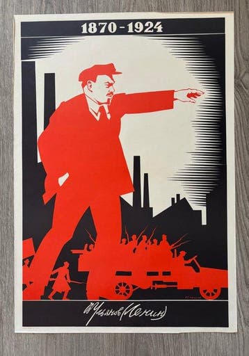 URSS Lenin - Manifesto sovietico – Propaganda URSS Alexander