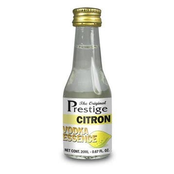 Prestige - Citroen Wodka - 20 ML (Stoken & Brouwen), Ophalen of Verzenden, Nieuw, Overige materialen, Overige typen