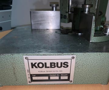 Kolbus ECK hoekensnijder / hoekstans–recht mes- boekbinderij, Ophalen, Gebruikt