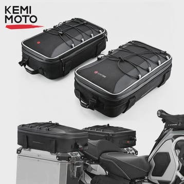 Motorfiets Topcase / Zijtas - 20L Uitbreidbaar - Waterdicht, Verzenden, Nieuw