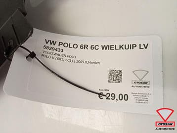 VW Polo 6R 6C Wielkuip Modderkuip Links Voor Nieuw!, Auto-onderdelen, Ophalen, Nieuw, Links, Volkswagen