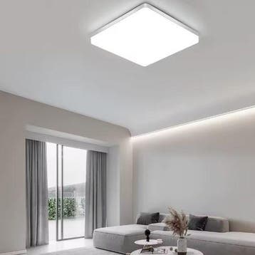Moderne LED Plafondlamp 48W – Vierkant, 5400LM, IP44, Verzenden, Nieuw