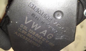 gasklep, gasklephuis, smoorklep, regelaar, 03L128063C, Nieuw