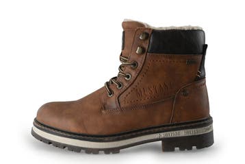 Mustang Veterboots in maat 40 Cognac, Overige kleuren, Verzenden, Boots, Mustang
