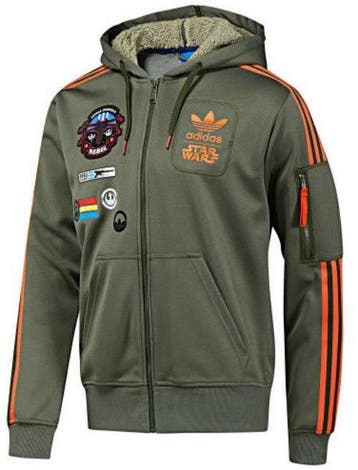 Star Wars - Adidas - Jacket Rebel X Wing Military Han Solo, Nieuw