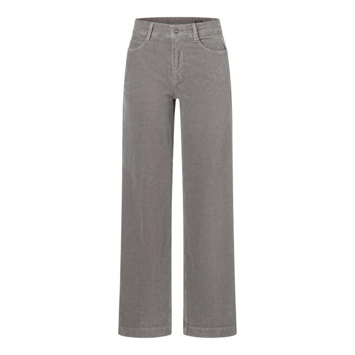 MAC • grijze Wide broek corduroy • 36, Kleding | Dames, Broeken en Pantalons, Grijs, Nieuw, Maat 36 (S), Verzenden