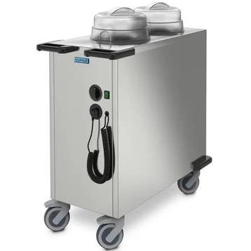 Bordendispenser  RVS  70°C  Statisch  122 Borden Ø180-3, Verzenden, Nieuw in verpakking