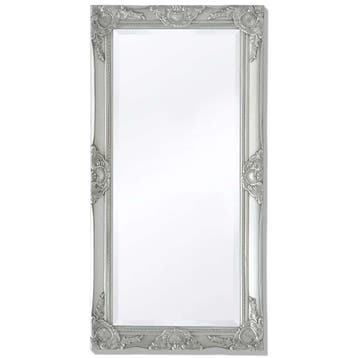 vidaXL Wandspiegel Barok 100 x 50 cm zilver, Verzenden, Nieuw