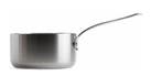 2dekans | Mauviel 1830 Sauspan Ø 16 cm RVS 1,49 L – Zilver, Ophalen of Verzenden, Zo goed als nieuw
