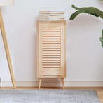 vidaXL Kastdeur met lamellen 61,5x29,5 cm massief grenenhout, Huis en Inrichting, Kasten | Overige, Verzenden, Nieuw