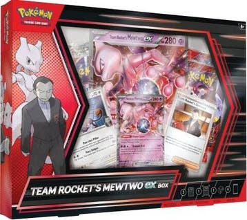 Team Rockets Mewtwo EX Box, Ophalen of Verzenden, Nieuw, Losse kaart, Foil