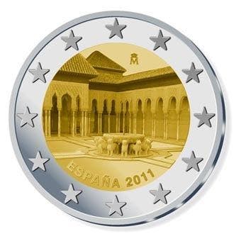 Spanje 2 Euro Granada 2011, Verzenden