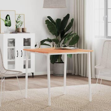 vidaXL Tafelblad vierkant 70x70x1,5 cm massief beukenhout, Verzenden, Nieuw
