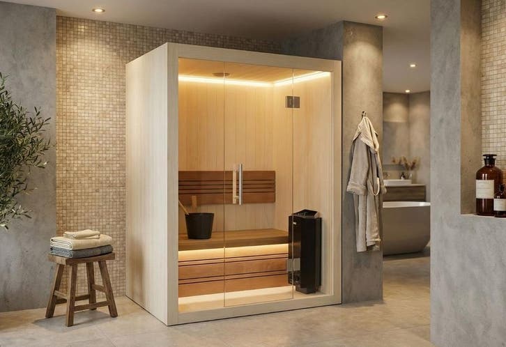 Maatwerk SAUNA uit eigen fabriek - SuperSauna®, Sport en Fitness, Sauna, Fins of Traditioneel, Complete sauna, Nieuw, Verzenden