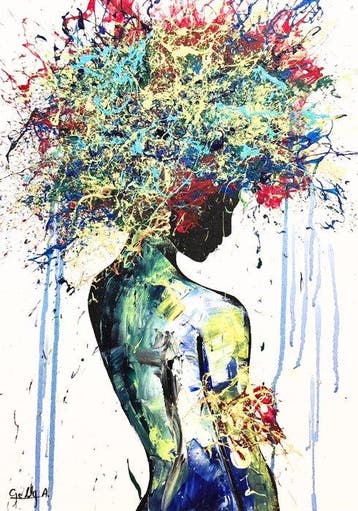 Adam Golly - Growing thought, Antiek en Kunst