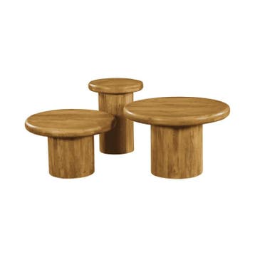Salontafel Maya | 70 cm | set van 3 | Starfurn, Ophalen of Verzenden, Nieuw