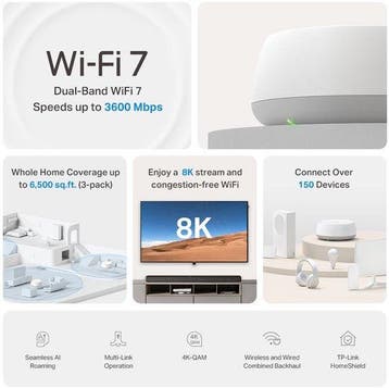 TP-Link Deco BE22 - Mesh Wi-Fi 7 - Dual Band, Ophalen of Verzenden, Nieuw