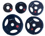 Olympische rubber halterschijven (50 mm, Sport en Fitness, Fitnessmaterialen, Verzenden, Nieuw