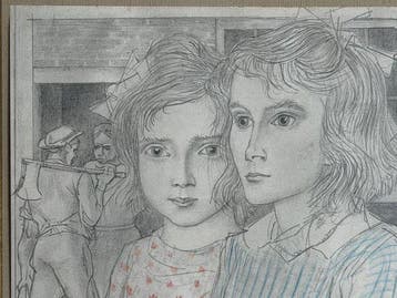 Jan Toorop (1858-1928) - Twee zusjes uit de volksachterbuurt