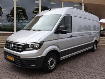 Volkswagen Crafter 35 2.0 TDI 140 PK DSG L4H3 + 3000 KG TREK, Automaat, Stof, Gebruikt, Euro 6