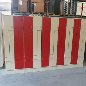20-deurs Oostwoud ruimte besparende Z-lockerkast - 195x300x5, Ophalen of Verzenden, Nieuw