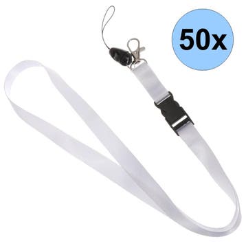 Fako Bijoux - Keycord - Lanyard - Sleutelkoord - Badgehouder, Verzamelen, Sleutelhangers, Verzenden, Nieuw