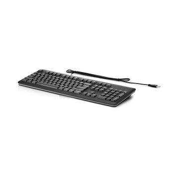 HP QY776AA USB toetsenbord (QWERTY NL), Computers en Software, Toetsenborden, Verzenden, Zo goed als nieuw