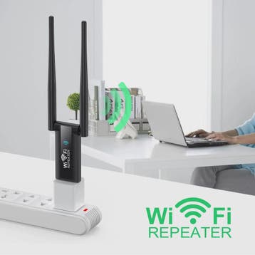 300Mbps Draadloze WiFi Repeater & Extender met USB - Vergroo, Verzenden, Nieuw