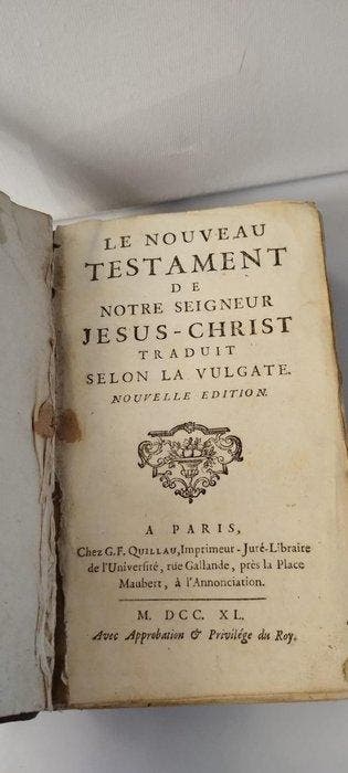 Le Nouveau Testament de Notre Seigneur Jesus-Christ traduit, Antiek en Kunst