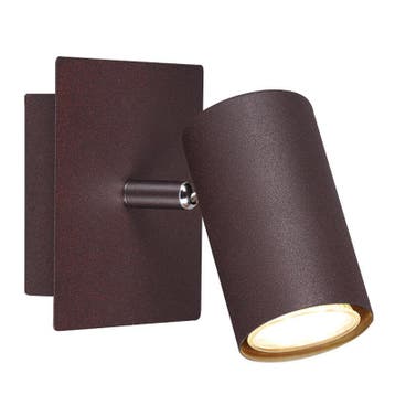 Roestkleurige wandspot modern, Kaso, Huis en Inrichting, Lampen | Wandlampen, Ophalen of Verzenden, Nieuw