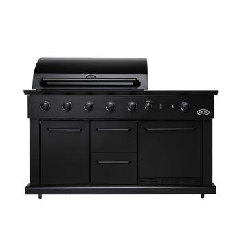 Boretti Luciano Nero buitenkeuken 5 pits, Tuin en Terras, Houtskoolbarbecues, Verzenden, Nieuw