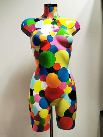 Tamara Assez - Mannequin - Beschilderd vrouwenbuste