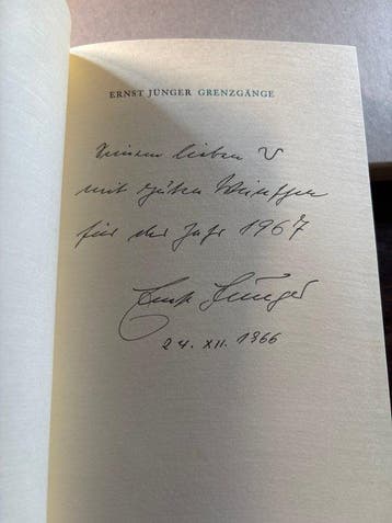 Ernst Jünger - Grenzgänge - 1966