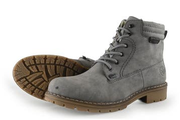 Rieker Veterboots in maat 42 Grijs, Verzenden, Overige typen, Zo goed als nieuw, Grijs
