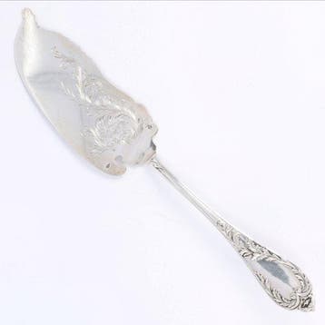 Delheid Frères - Visschep - Serveerset voor vis - .800, Antiek en Kunst