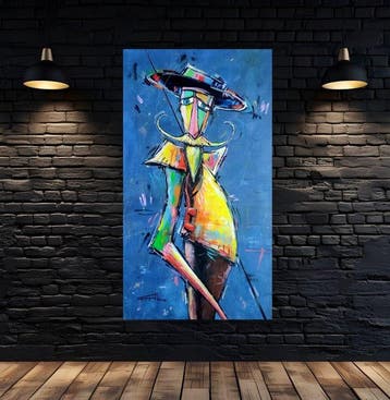 Piotr Piskorz - Don Quixote tired glory XXL, Antiek en Kunst