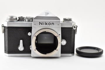 Nikon F Eye Level Silver Late Film Camera Body Single lens, Nieuw
