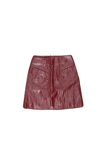 Laagam Rok in maat XS Rood, Laagam, Verzenden, Zo goed als nieuw, Rood