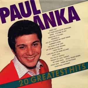 LP gebruikt - Paul Anka - 20 Greatest Hits, Verzenden, Zo goed als nieuw, Overige formaten