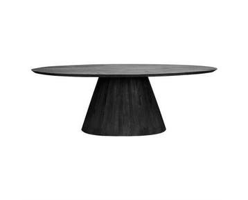 Tower Living Eettafel Premana ovaal mangohout 260x120 cm -, Huis en Inrichting, Tafels | Eettafels, Ophalen of Verzenden, Nieuw