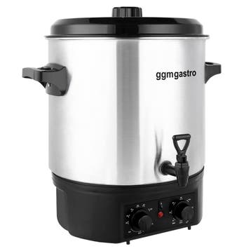 GGM Gastro | Warme dranken ketel - 27l - 2kW - RVS - met |, Verzenden, Nieuw in verpakking, RVS Meubilair