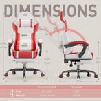 Ergonomische Bureaustoel -  Office Chair - Gamestoel - Volwa, Huis en Inrichting, Verzenden, Zo goed als nieuw