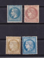 Frankrijk 1867 - Collectie van negen klassiekers - Yvert, Gestempeld